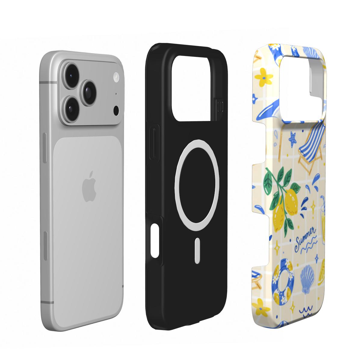 Summer Seaside phone case – MagSafe iPhone case, second detail view