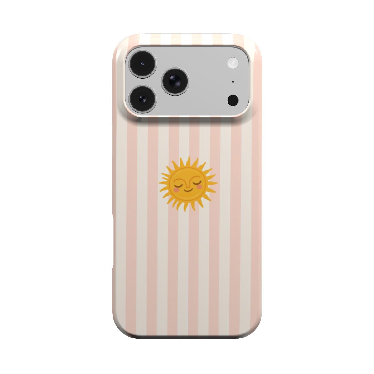 Sunshine Stripe phone case – MagSafe iPhone case, front view