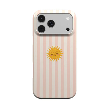 Sunshine Stripe phone case – MagSafe iPhone case, front view