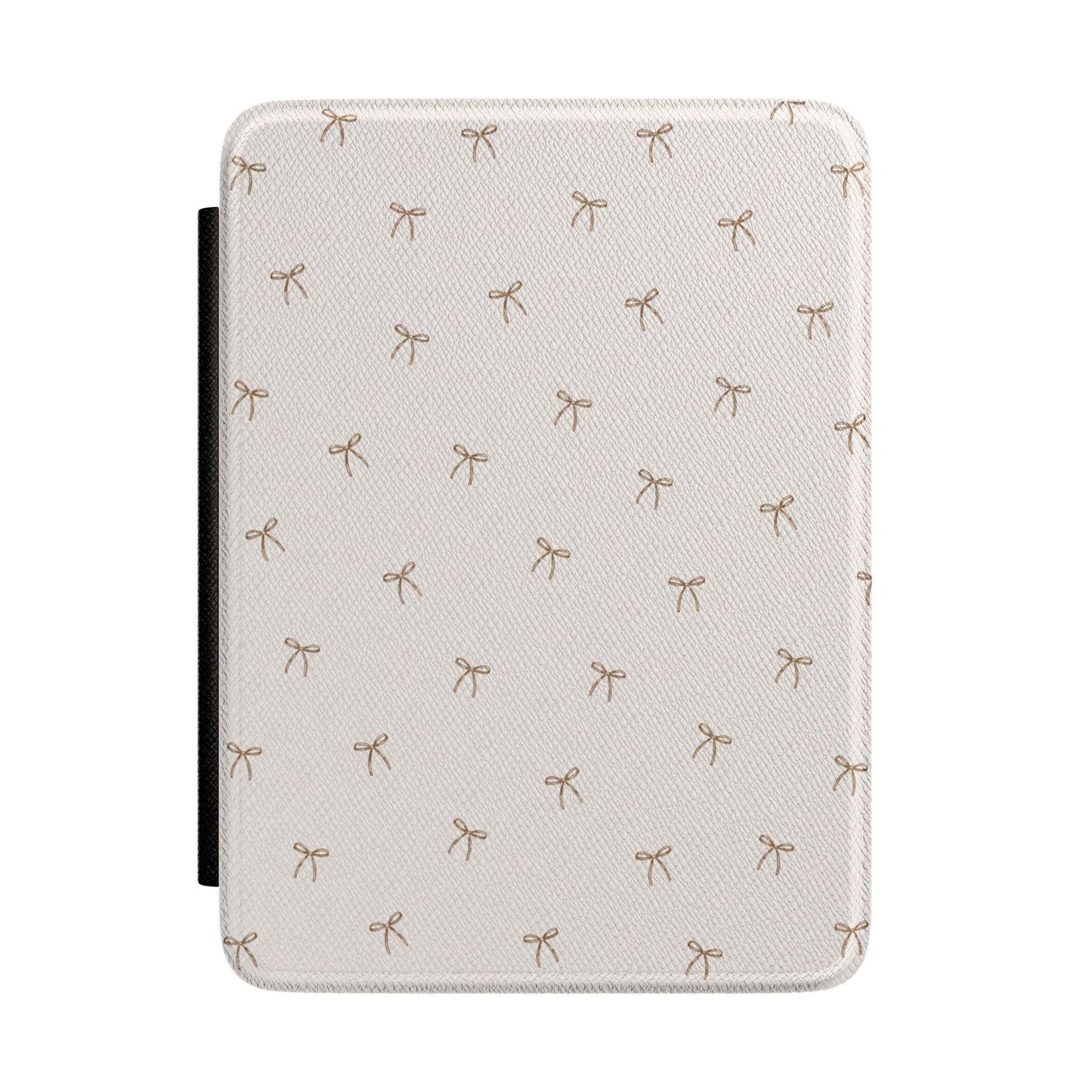 Taupe Bows Kindle case — taupe bows print