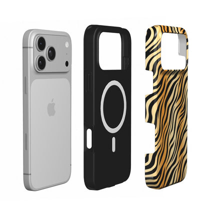 Tiger Stripe phone case – MagSafe iPhone case, second detail view