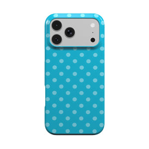 Turquoise Polka Dot Phone Case