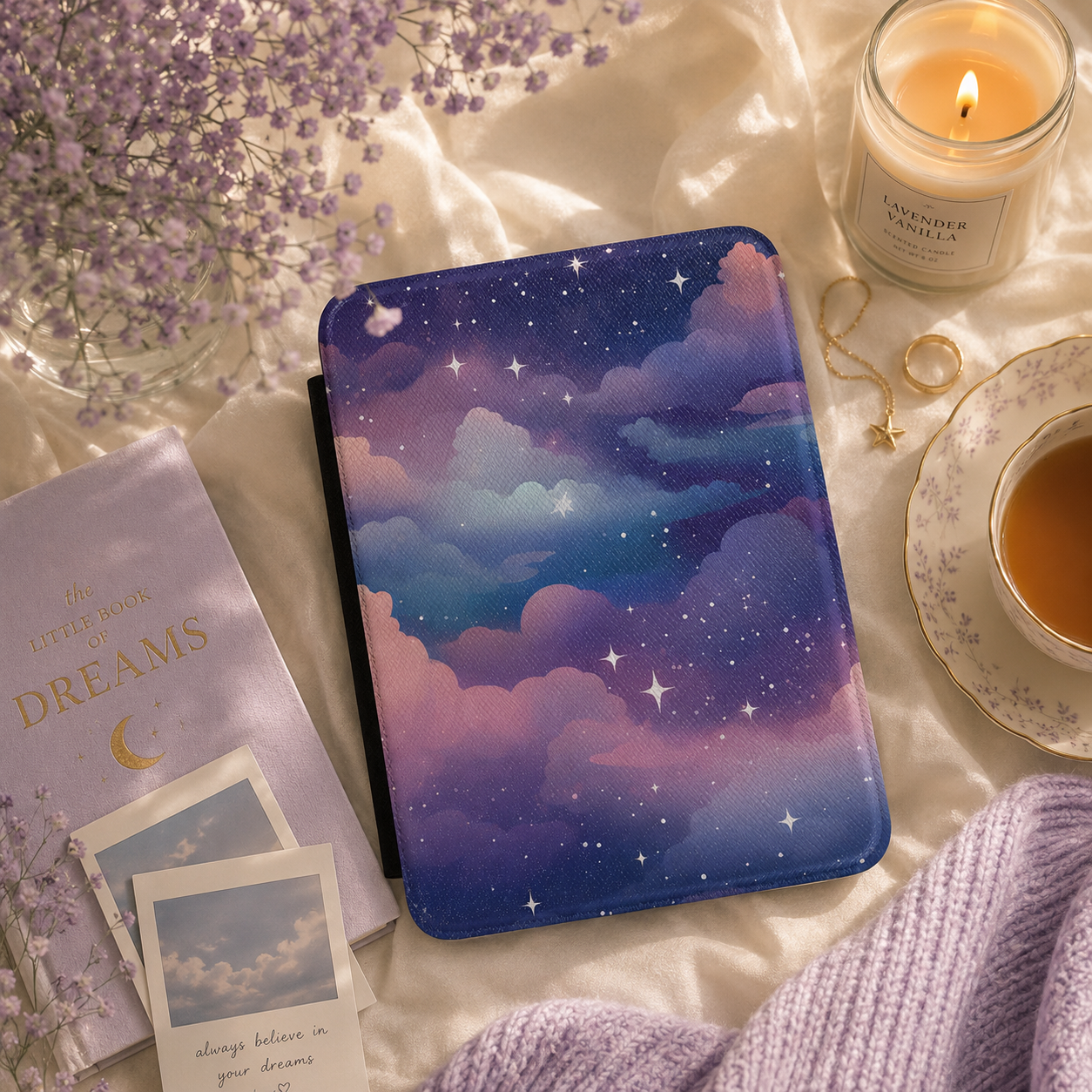 Twilight clouds Kindle case — additional view