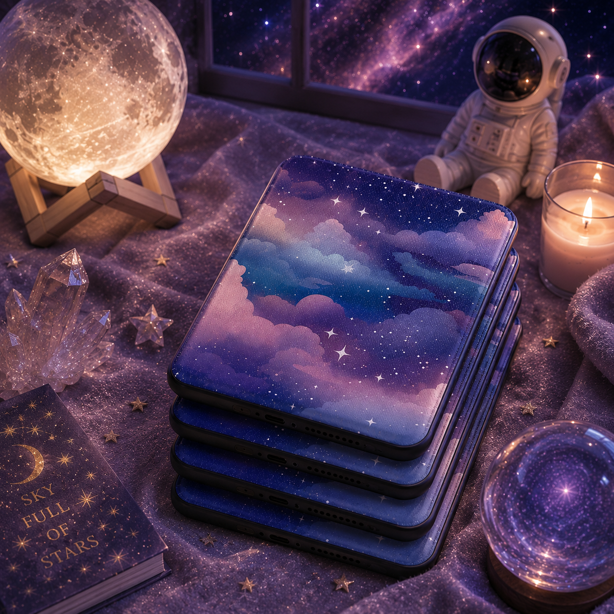 Twilight clouds Kindle case — additional view