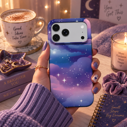 Twilight Clouds phone case – MagSafe iPhone case, styled photo