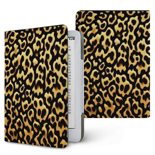Leopard Fur Kindle case — leopard print, printed front and back