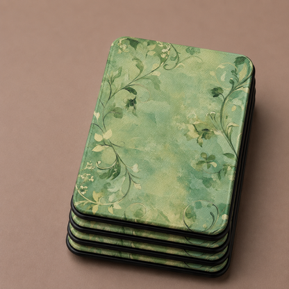 Verdigris vine Kindle case — additional view