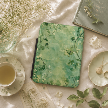 Verdigris vine Kindle case — additional view