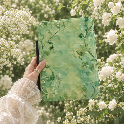 Verdigris vine Kindle case — additional view