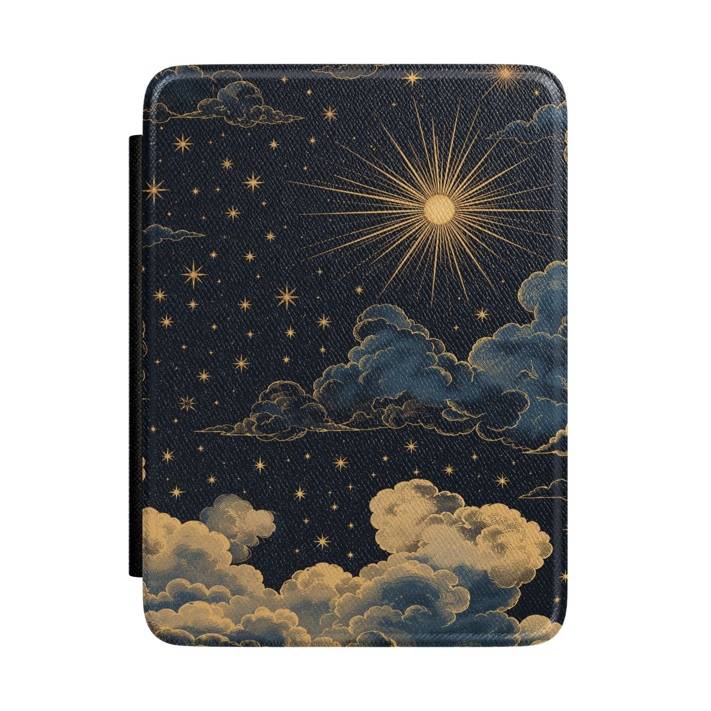 Vintage Celestial Sun Kindle case — antique celestial sun print
