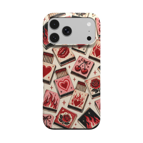Vintage Matchbook phone case – MagSafe iPhone case, front view