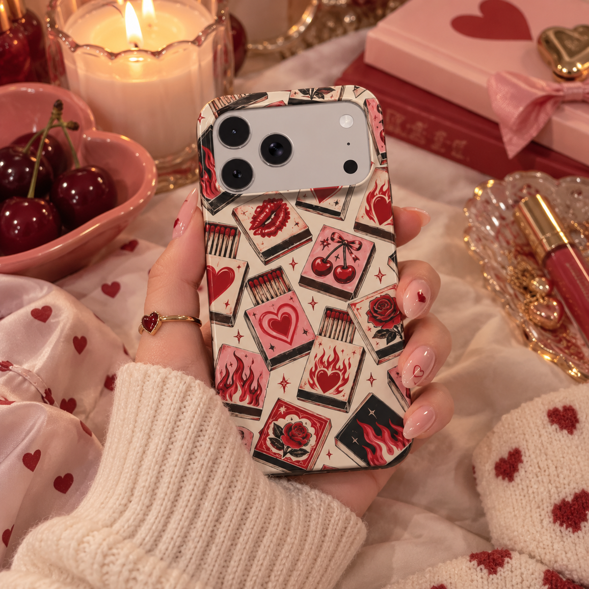 Vintage Matchbook phone case – MagSafe iPhone case, styled photo