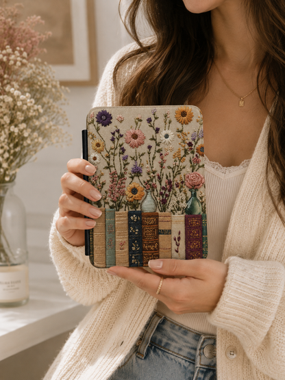 Wildflower Book Stack Kindle Case - photo 3