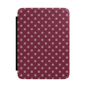 Wine Polka Dot Kindle Case