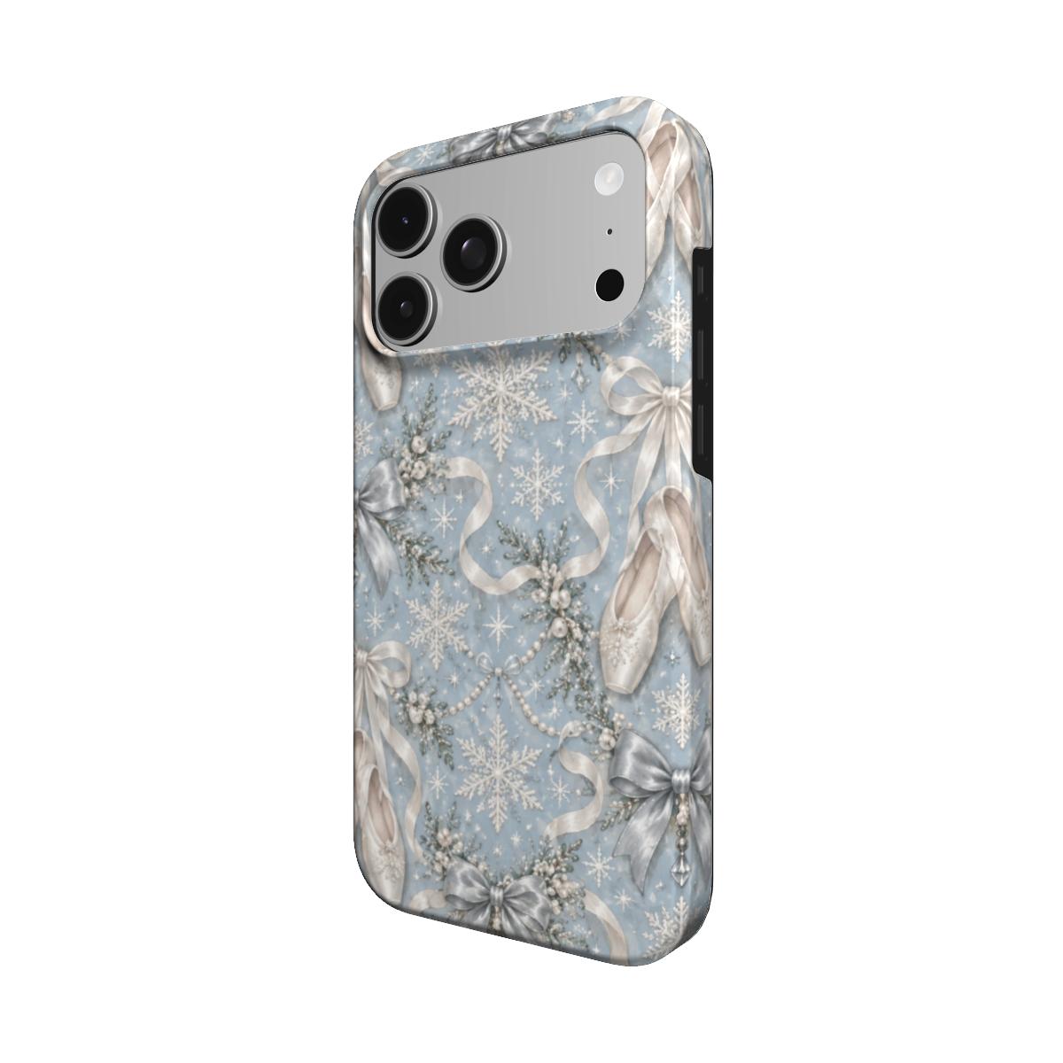 Winter Ballet phone case – MagSafe iPhone case, detail view