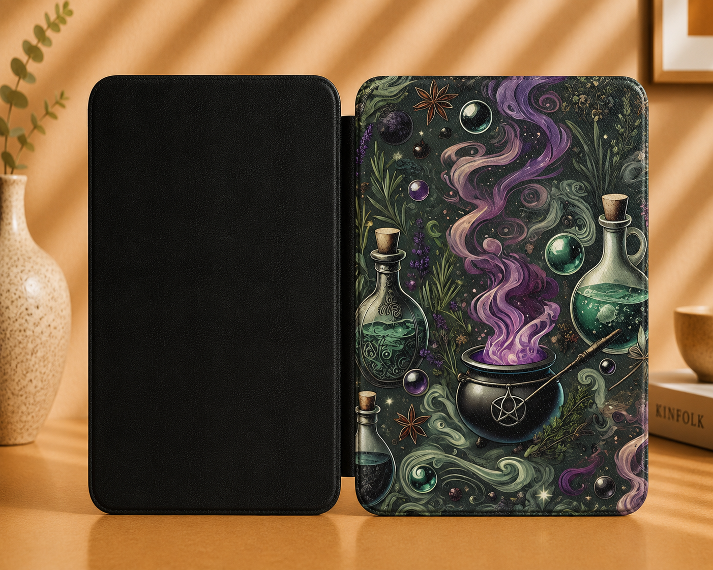 Witch's apothecary Kindle case — additional view