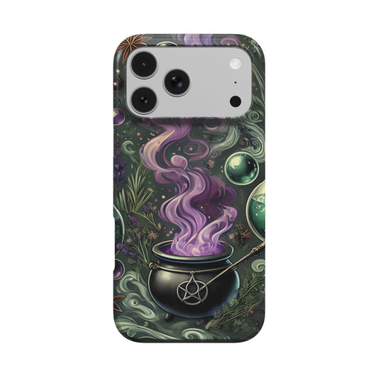 Witch's Apothecary phone case – MagSafe iPhone case, front view