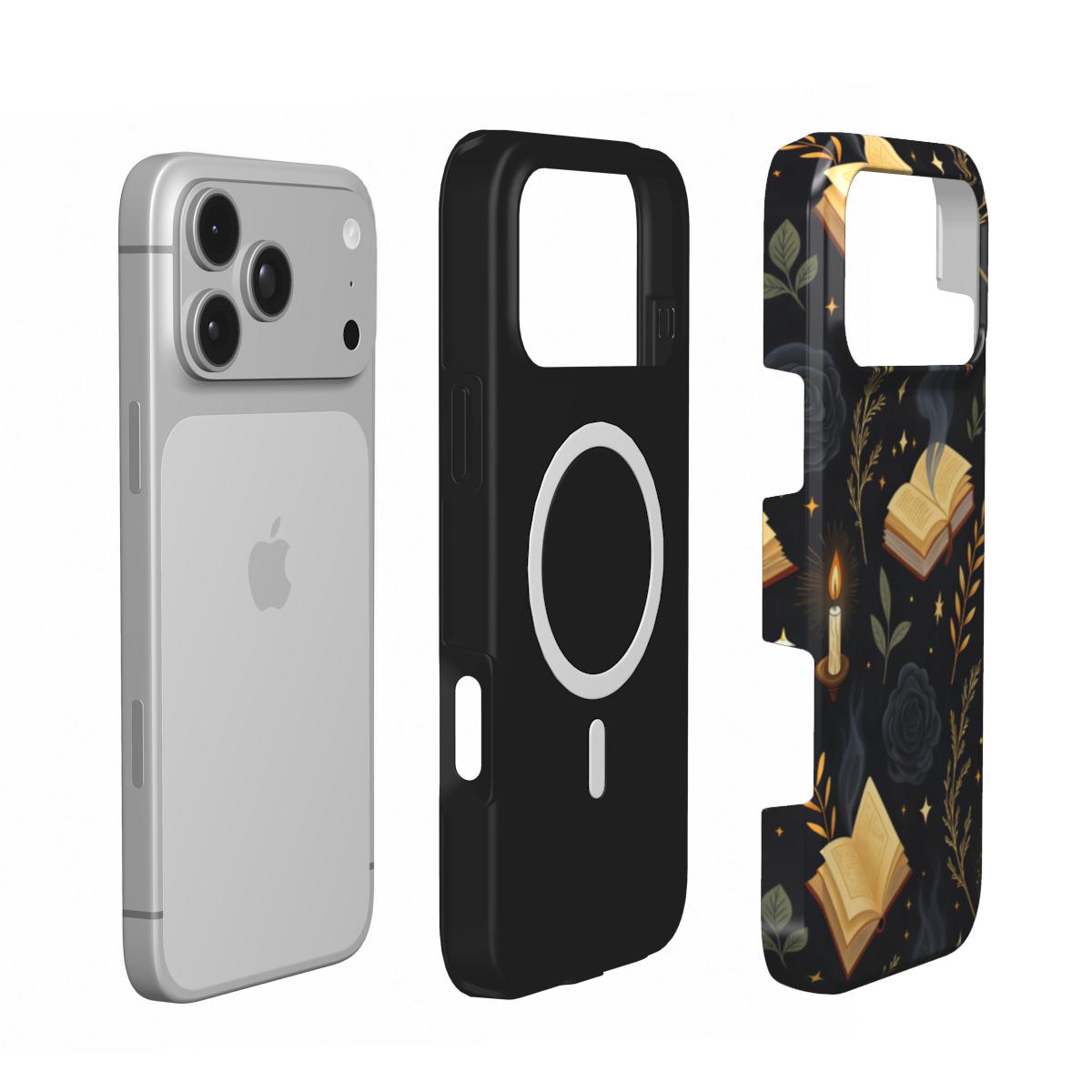 Witchy Academia phone case – MagSafe iPhone case, layer view