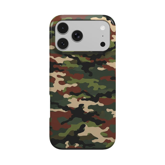 Woodland Camo phone case – MagSafe iPhone case, front view