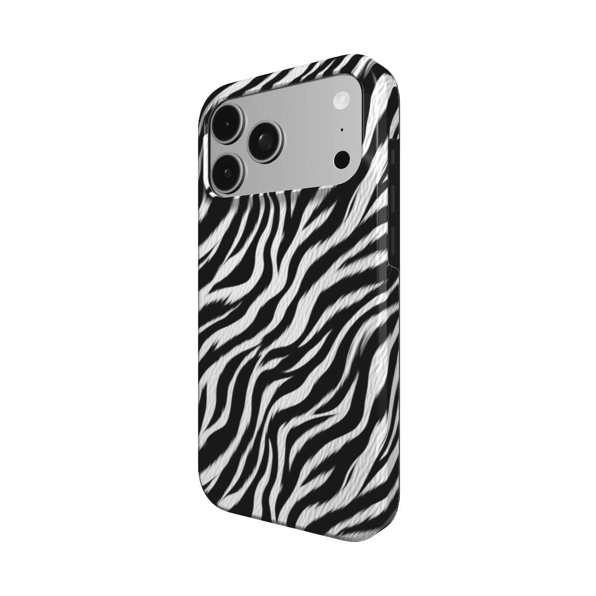 Zebra phone case – MagSafe iPhone case, detail view