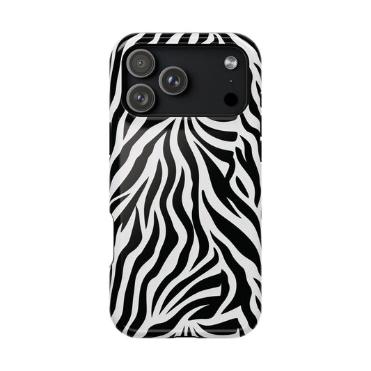 Zebra Stripe Phone Case — MagSafe Compatible