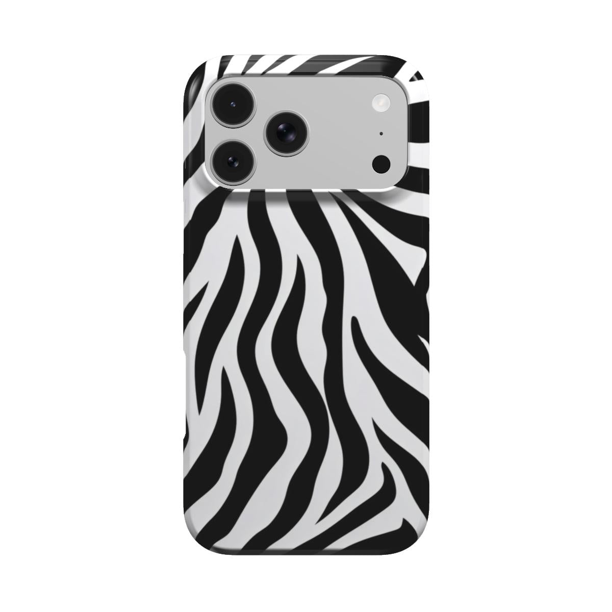 Zebra Stripe phone case – MagSafe iPhone case, front view