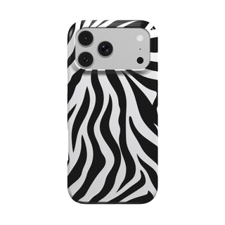 Zebra Stripe phone case – MagSafe iPhone case, front view