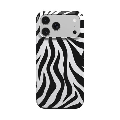 Zebra Stripe phone case – MagSafe iPhone case, front view