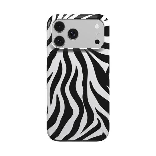 Zebra Stripe phone case – MagSafe iPhone case, front view