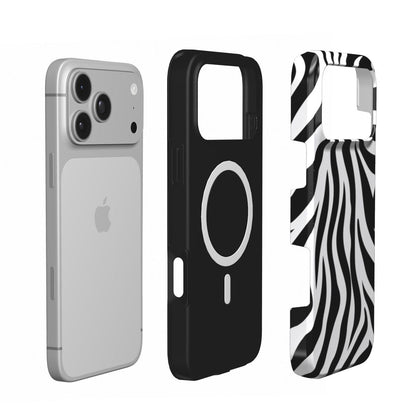 Zebra Stripe phone case – MagSafe iPhone case, second detail view