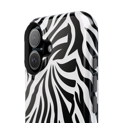 Zebra Stripe phone case shown in matte finish
